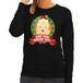Bellatio Decorations Are You Naked Yet Foute kersttrui / sweater - zwart - voor dames XS