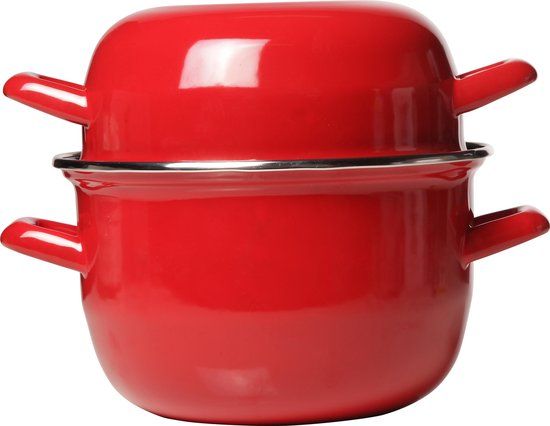 Cosy&Trendy Mosselpan - Rood - Ø 18 cm - 2.8 Liter