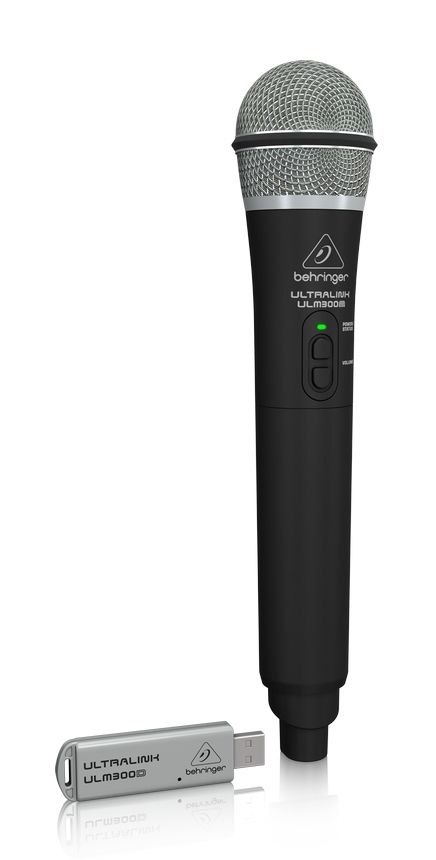 Behringer ULM300USB Draadloze Handheld USB Microfoon - Zwart