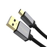 KabelDirekt – Micro USB kabel – 0,5m, nylon | USB 2.0, oplaadkabel/datakabel, A/Micro toestellen, zwart nylon