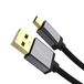 KabelDirekt – Micro USB kabel – 0,5m, nylon | USB 2.0, oplaadkabel/datakabel, A/Micro toestellen, zwart nylon