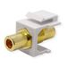 Value RCA keystone-koppeling, kunststof, rood