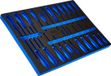 BGS 3/3 Werkplaatswageninleg LEEG voor: 23-delige Schroevendraaierset - 4014-5