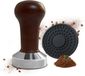 Ibenzoa® Professionele Koffietamper 51mm met Houten Handvat - Voor Perfecte Espresso Extractie