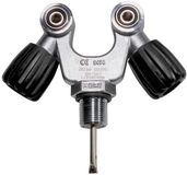 Tecnomar Inox Double Outlet M25 Klep Grijs