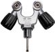 Tecnomar Inox Double Outlet M25 Klep Grijs