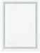 Bolt Edge Novalio LED-spiegel voor de badkamer – 80x60 cm – Rechthoekig – Wandmontage – Dimbaar licht – RGB-achtergrondverlichting – Anti-condens – Touchpad – Modern