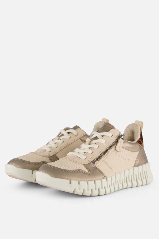 Ecco Gruuv Sneakers wit Leer