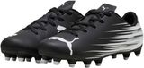 Puma Attacanto II FG/AG Voetbalschoenen Junior Zwart - Wit