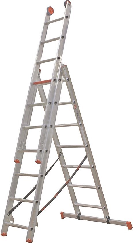 Altrex 3 piece aluminum ladder