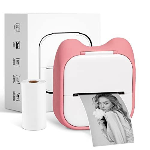 Memoking T02 Pocket thermoprinter - Roze