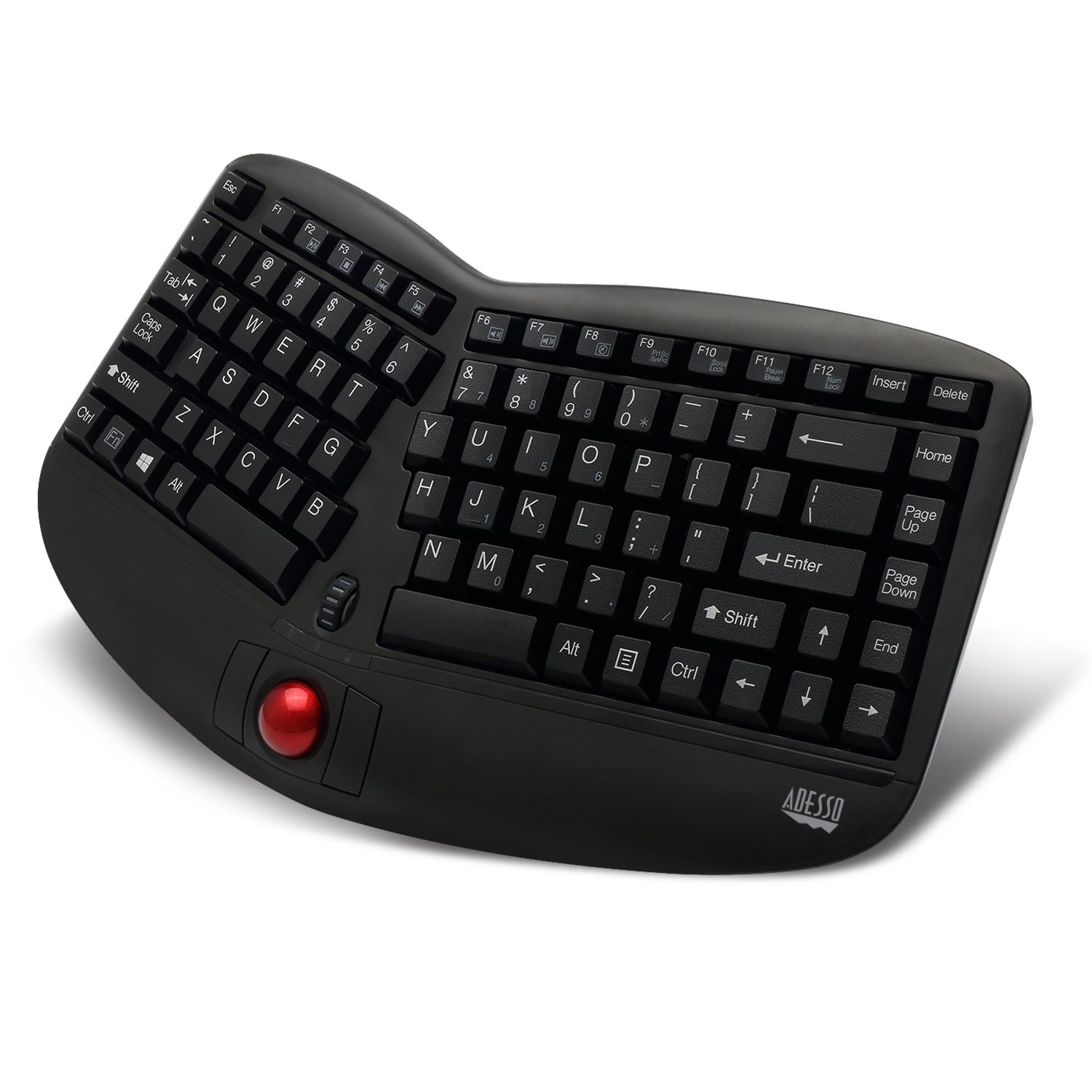 Adesso Tru-Form Media 3150 - Toetsenbord - Zwart - Draadloos - QWERTY