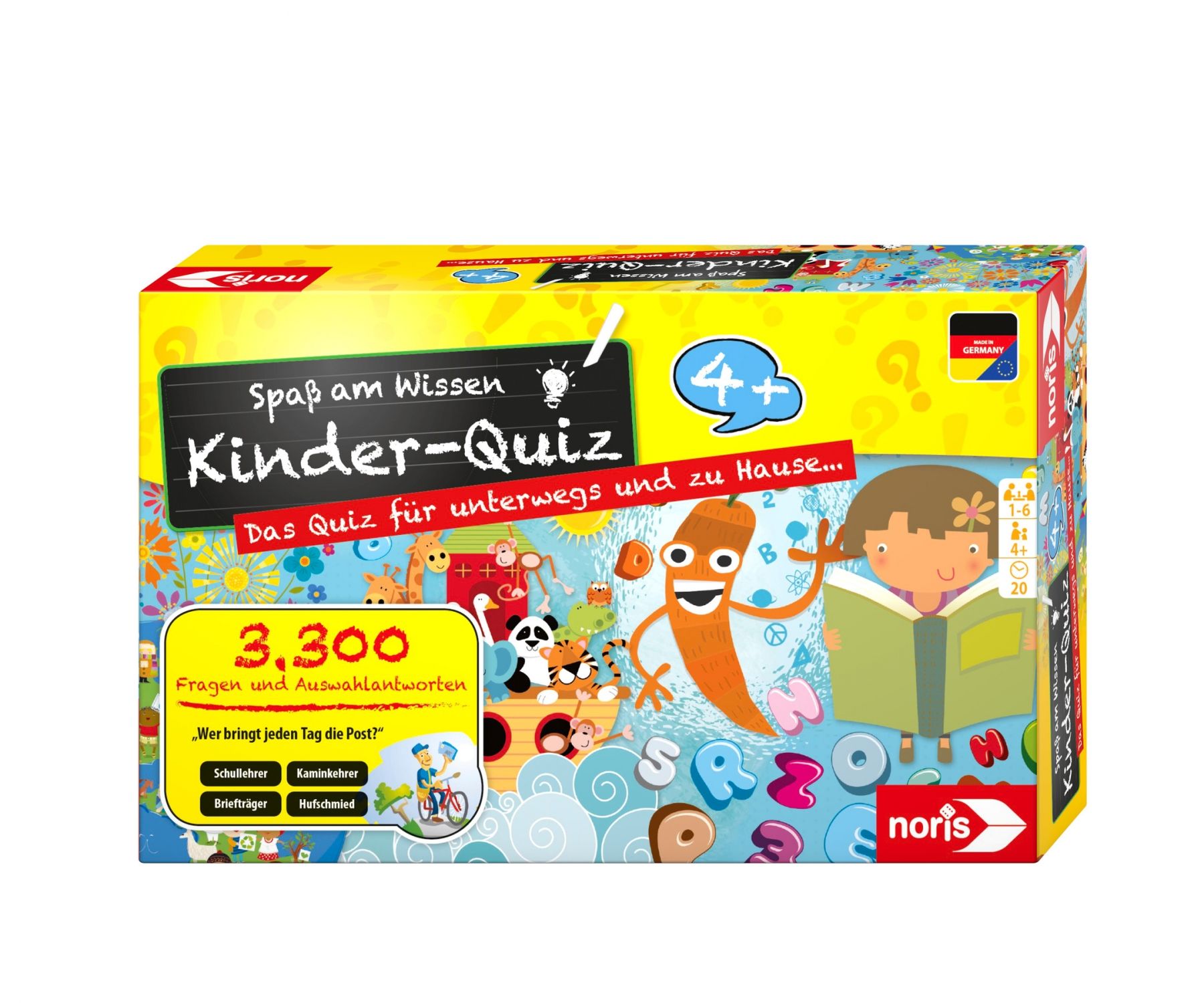 Noris Children's Quiz for Clever Kids - 4+ Years - Unisex