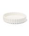 HEMA Dessous De Verre Pour Bougie ⌀20 Cm En Céramique Nervuré Blanc