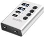 LogiLink UA0446 USB-hub 2 + 2 poorten USB-A, USB-C USB 3.2 Gen1 5 GBit/s Aluminium