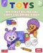 TOYS: My First Bilingual Copy Coloring Book: Fun & Educational English-Russian Color by Example Learning for Toddlers Ages 2+