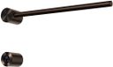 Hotbath &More radiateur chauffe-serviettes électrique Round horizontal 50 cm Tuscan Bronze