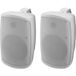 Monacor WALL-06SET/WS Enceinte murale Blanc 50 W 70 Hz - 20000 Hz 1 paire