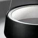 Stilnovo Suspension LED Oxygen, noir, Ø 56 cm