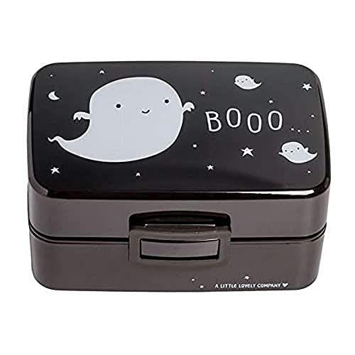 A Little Lovely Company Fantasma Lunchbox - Zwart - Uniseks