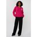 EsQualo Pullover V-Ausschnitt Brosche Framboise Maat: L