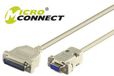 MicroConnect DB-9/DB-25 M/F 3m - Grijs