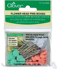 Clover Flower Head Pins (Box) - Multicolor