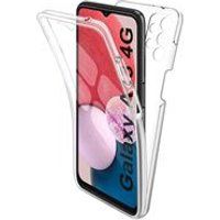 Phonillico® Hoesje voor Samsung Galaxy A13 4G - 360 Volledig transparant Hoesje 2 Voor Achter In elkaar grijpende Onderdelen