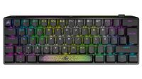 Corsair K70 PRO Mini Wireless RGB 60% mechanisch gamingtoetsenbord, swappable Cherry MX rode schakelaars, PBT double-shot keycaps, iCUE compatibel, PC, Mac, PS5, PS4, Xbox, QWERTZ DE, zwart