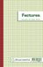 Exacompta 10x Doorschrijfpapier Facturen 21x13,5cm 50 bladen tripli zelfkopiërend