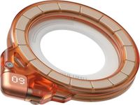 Aulumu G09 Ghost 360 MagSafe Standaard met 3-Assige 360° Rotatie Clear Oranje