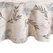 Elrene Home Fashions Kerstboomversieringen, kreukvrije stof, kersttafelkleed, 152 x 213 cm, ovaal