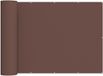 vidaXL Balkon privacy scherm 150 x 300 cm stof met PU-coating bruin