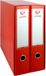 Merkloos Grafoplas Map met hendelboog Rood Din A4 35 x 29 x 16 cm