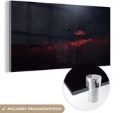 MuchoWow® Glass Painting 120x60 cm - Acrylic Glass Painting - Butterflies - Flowers - Insects - Photo on Glass - Paintings