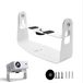 Support mural pour projecteur, rotatif 360°, 1/4 pouce, métal, blanc