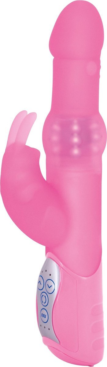 Seven Creations Duo vibrator met rotaterende kralen E-rabbit