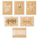 Hallmark Bedankkaarten assortiment, rustiek kraftpapier (48 bedankbriefjes met enveloppen)