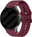 Strap-it Siliconen Wave bandje - Wijnrood