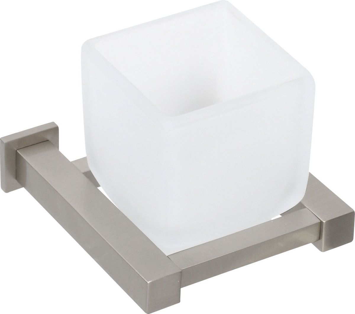 Plieger Cube bekerhouder matglas inox 8711238241098