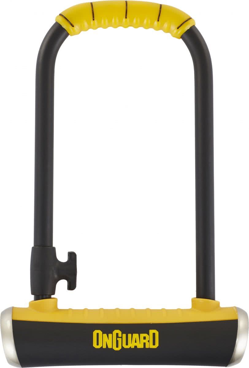 OnGuard Pitbull STD 8003 Beugelslot - Fietsslot - Zwart/Geel