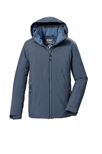 killtec jongens Functionele jas/buitenjas met capuchon KOW 369 BYS JCKT - blaugrau - Maat 152