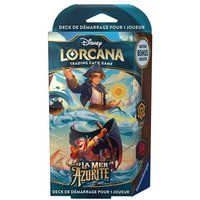Ravensburger Disney Lorcana TCG: Voorgebouwd deck 1 speler De zee Azuriet - Amber & Robijn, vanaf 8 jaar
