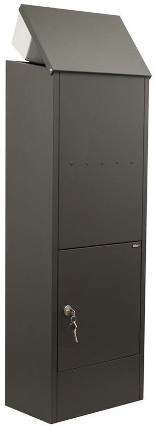 Allux 600 - pakketbrievenbus - achteruitname - antraciet