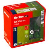 Gipsplaatplug Fischer 563781 GK Green S Gipsplaatplug 20 stuk(s)