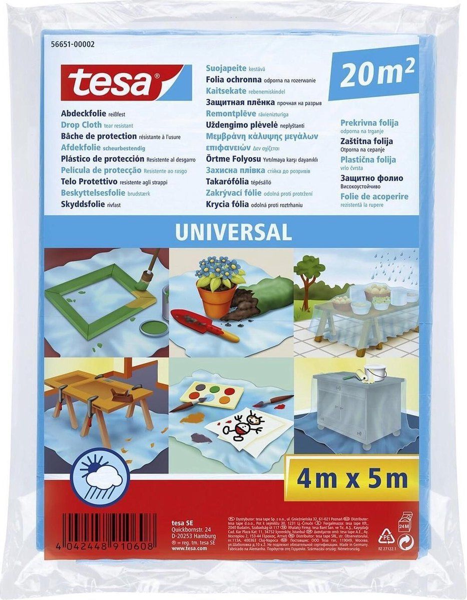 tesa Afdekfolie Universal - 4m:5m
