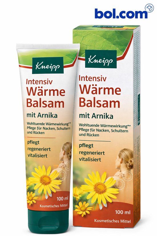 Kneipp Warme Balsem met Arnica – Spierverzorgende Warmtebalsem – 100 ml
