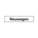 Volkswagen 000071801AR Kentekenplaatplaat, kentekenplaat, kentekenplaat, met nieuwe auto-belettering