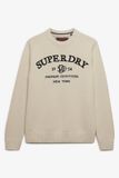 Superdry Applique Graphic Trui M6110788a 1ki Rainy Day Grey Mannen Maat - M