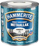 Hammerite direct over roest metaallak hamerslag wit - 250 ml